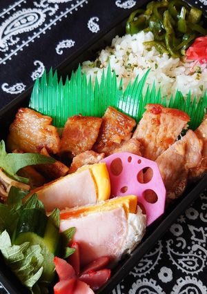2020/7/31　生姜焼き弁当-レシピのメイン写真