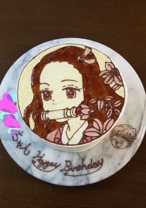鬼滅の刃　ねずこケーキ-レシピのメイン写真