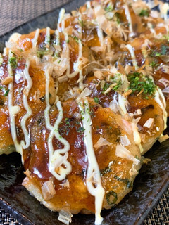 簡単おやつ「たこ焼き風　いももち」-レシピのメイン写真