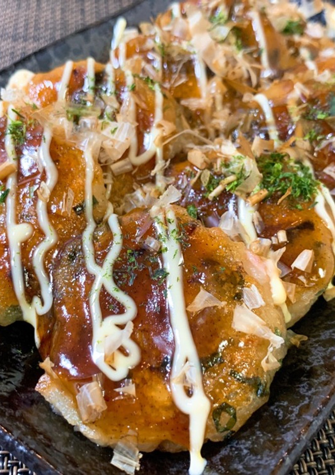 簡単おやつ「たこ焼き風　いももち」-レシピのメイン写真