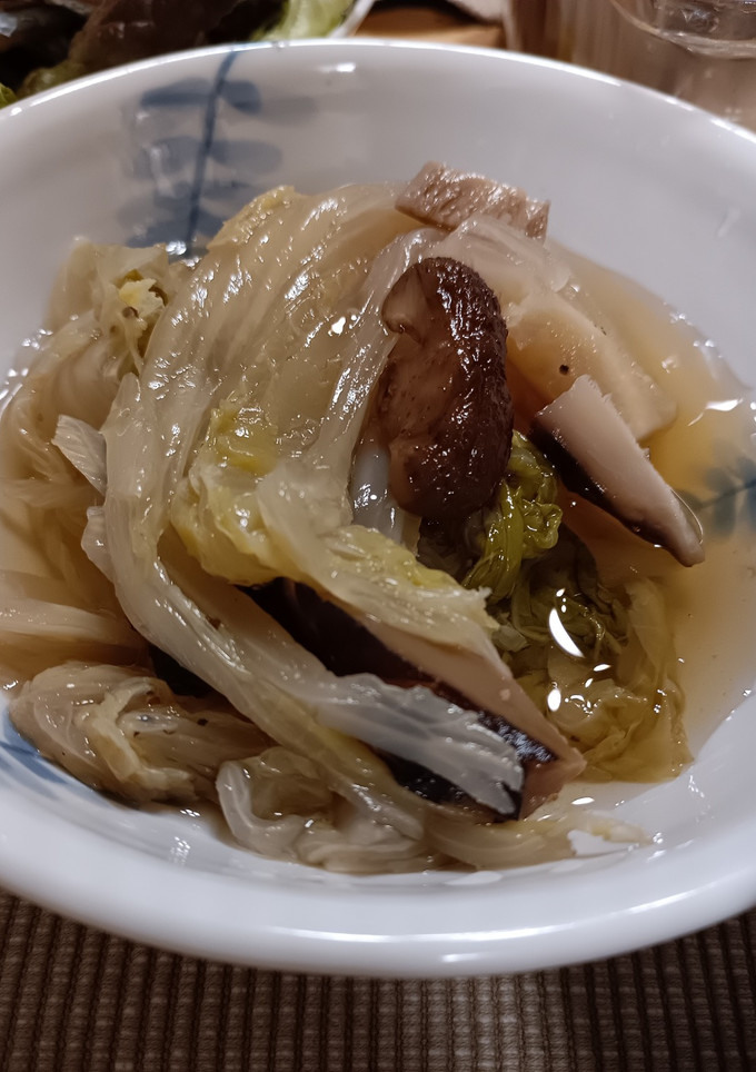 白菜と干し椎茸の煮びたし-レシピのメイン写真