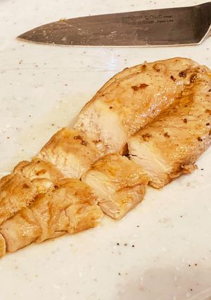 レンジで！サラダチキン(よだれ鶏風味)-レシピのメイン写真