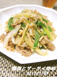 豚肉のザーサイ炒め-レシピのメイン写真