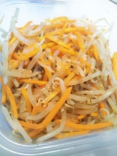 作り置きにも!もやしと人参の簡単ナムル-レシピのメイン写真