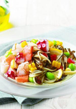 魚介のもずく酢パゲッティー-レシピのメイン写真