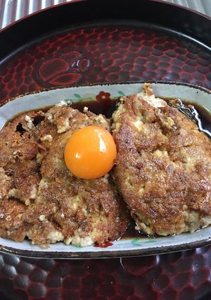 ひき肉と豆腐でつくね風ハンバーグ-レシピのメイン写真