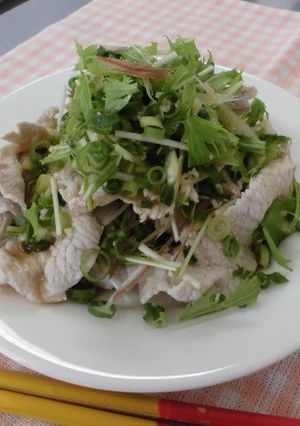 ☆薬味たっぷり豚しゃぶサラダ☆-レシピのメイン写真