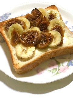 無花果バナナトースト-レシピのメイン写真