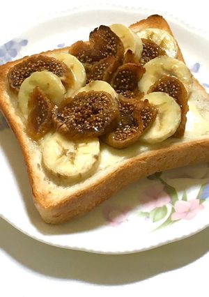 無花果バナナトースト-レシピのメイン写真