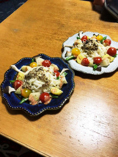 簡単おつまみ バーニャそうめん-レシピのメイン写真