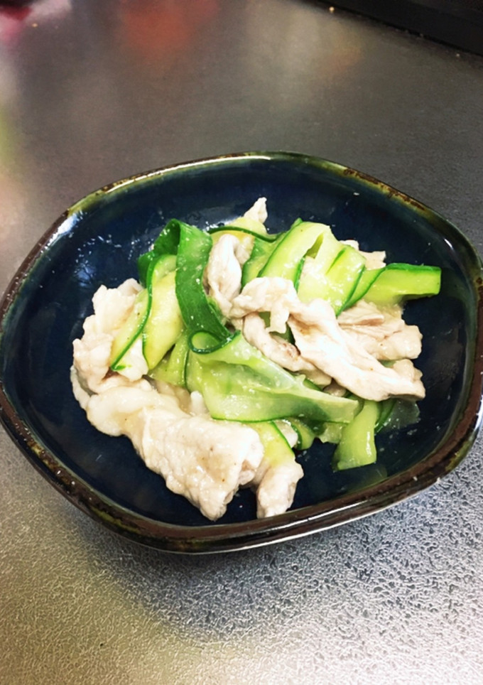 きゅうりと豚の中華風ごまあえ-レシピのメイン写真