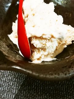 桃アイスクリーム-レシピのメイン写真