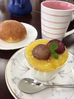 ヨーグルトムースとオレンジジュレ♪-レシピのメイン写真