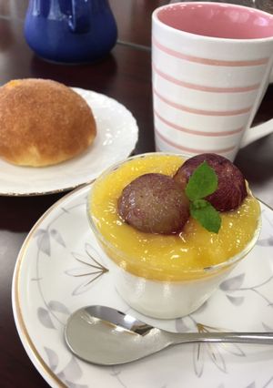 ヨーグルトムースとオレンジジュレ♪-レシピのメイン写真