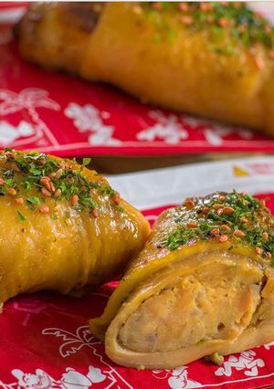 ディズニー風 照り焼きチキンロール-レシピのメイン写真