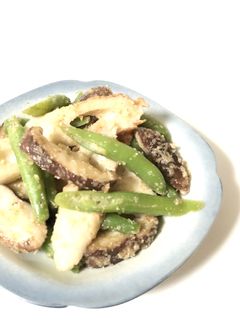 竹輪とインゲンのマヨ炒め-レシピのメイン写真
