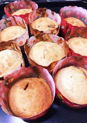 HMで！簡単バナナチョコマフィン-レシピのメイン写真