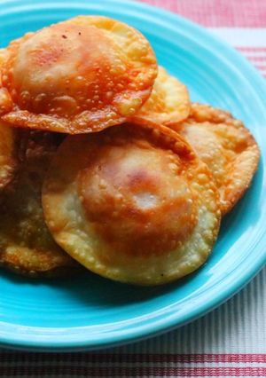 麦わら帽子　餃子の皮が余ったら　-レシピのメイン写真