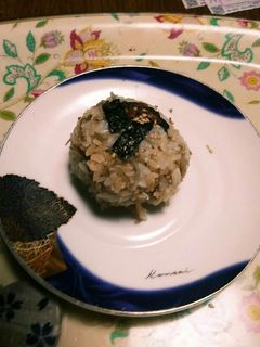チリメンジャコと醤油の丸いおむすび☺⛄☕-レシピのメイン写真