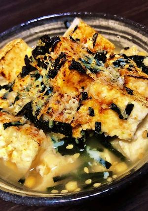 超簡単ヘルシー飯【チーズ豆腐茶漬け】-レシピのメイン写真
