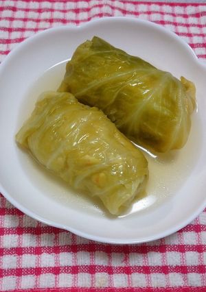 鶏肉の和風ロールキャベツ-レシピのメイン写真
