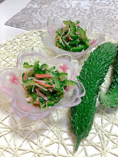 簡単☆ゴーヤのカニカマ和え-レシピのメイン写真