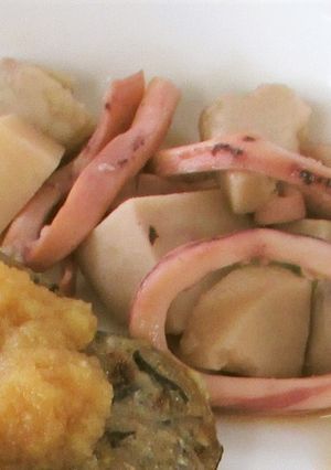 【学校給食】里芋といかの煮物-レシピのメイン写真