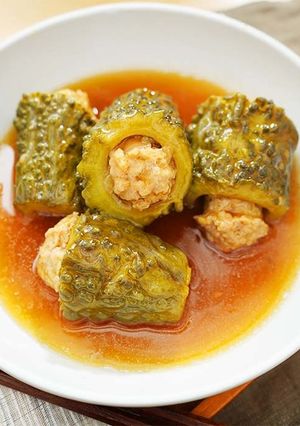 苦味まろやか☆ゴーヤの肉詰め-レシピのメイン写真
