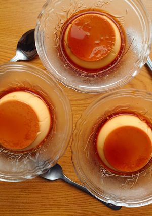 材料3つでもちぷるんなプリン♡-レシピのメイン写真