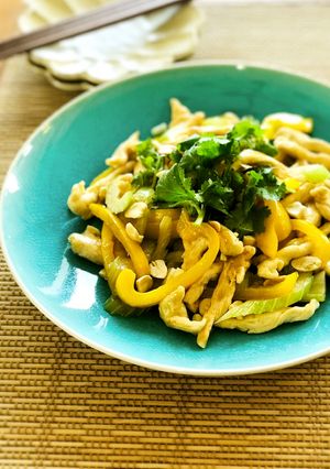 やわらか！鶏胸肉のタイ風炒め-レシピのメイン写真