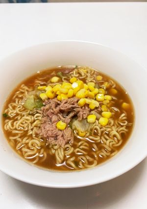 缶詰ラーメン-レシピのメイン写真
