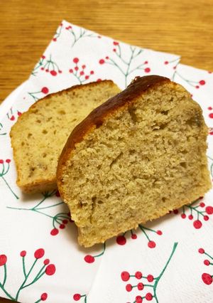 混ぜて焼くだけ！かんたんバナナケーキ-レシピのメイン写真