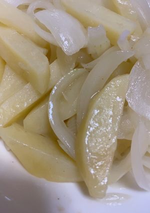 レンジで簡単！じゃがいもと玉ねぎの副菜-レシピのメイン写真