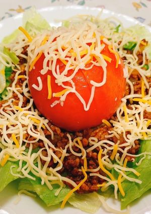 まるごとトマトのタコライス-レシピのメイン写真