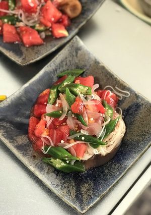 アレンジ☆トマトとオクラのさっぱり素麺-レシピのメイン写真