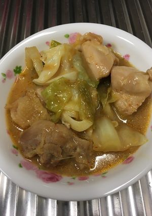鶏肉の味噌炒め焼き（鶏ちゃん風）-レシピのメイン写真