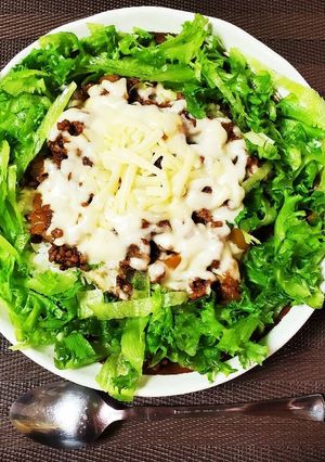 大学生が作る!簡単タコライス-レシピのメイン写真
