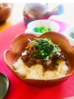 こっくり牛しぐれのひつまぶし-レシピのメイン写真