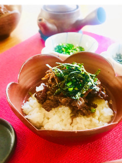 こっくり牛しぐれのひつまぶし-レシピのメイン写真