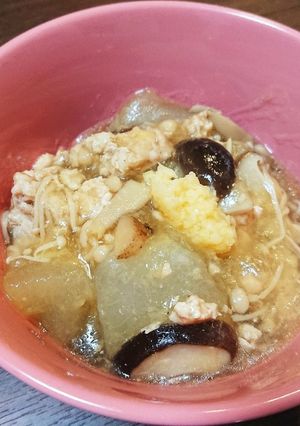 【ホットクック】冬瓜のそぼろあん-レシピのメイン写真