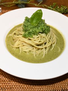 ジェノバミルク&胡瓜の冷製スパゲティ-レシピのメイン写真