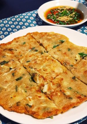 餃子の翌日はチヂミ！-レシピのメイン写真
