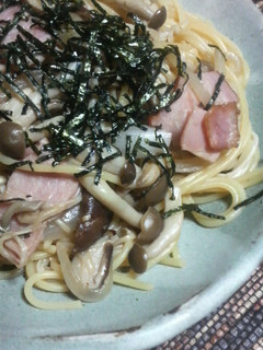 きのこのパスタ-糖尿高血圧でもおいしく-レシピのメイン写真