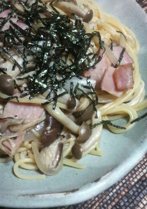 きのこのパスタ-糖尿高血圧でもおいしく-レシピのメイン写真