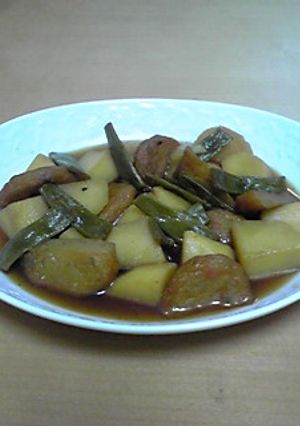 じゃがいもとさつま揚げの煮物-レシピのメイン写真