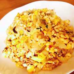 รูปของ 炒飯の素で簡単豆腐チャーハン♪