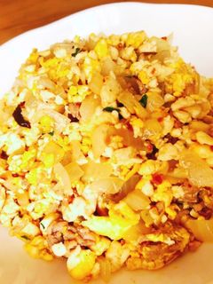 炒飯の素で簡単豆腐チャーハン♪-レシピのメイン写真