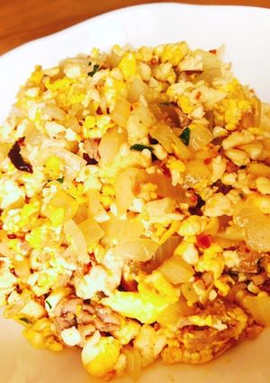炒飯の素で簡単豆腐チャーハン♪-レシピのメイン写真