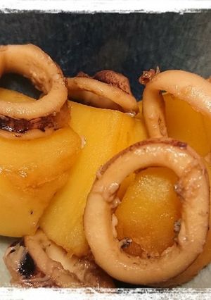 時短☆じゃがいもとイカの煮物-レシピのメイン写真