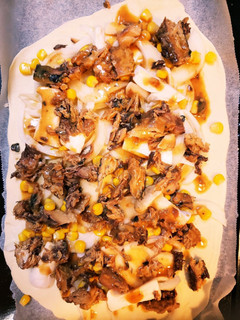 鯖味噌煮缶が楽うま照り焼き風ピザに変身!-レシピのメイン写真